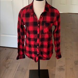 Red plaid flannel